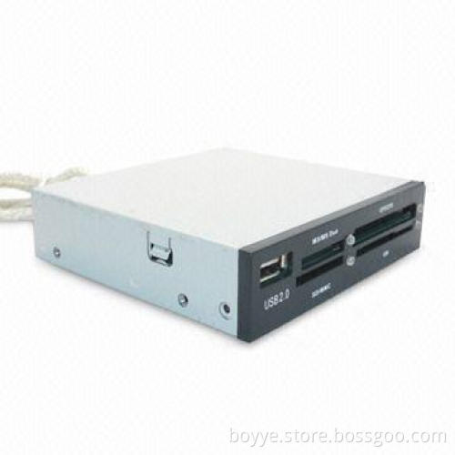 3.5-inch Internal Card Reader with Plastic Cover and Four LED Indicators